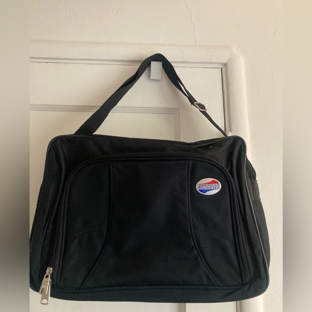 American Tourister Black Travel Bag Soft-Sided Luggage